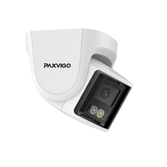 EBF820 | 4K Dual-Lens Panoramic Outdoor PoE Turret Security Camera, 180° Lens with f/1.2 Super Aperture, Night Vision in Color & Infrared, Built-in Microphone, Active Siren & Alarm, Smart Detection of Humans & Vehicles