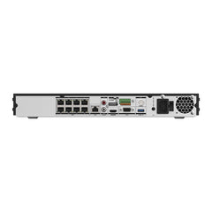 NP808 | High-End 8K 8-Channel PoE NVR, supports up to 32 MP resolution, 8CH Live View & Playback, 2x SATA, and up to 16 TB capacity for each HDD