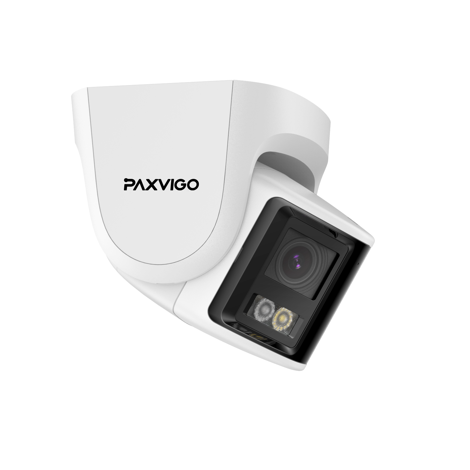 EBF820 | 4K Dual-Lens Panoramic Outdoor PoE Turret Security Camera, 180° Lens with f/1.2 Super Aperture, Night Vision in Color & Infrared, Built-in Microphone, Active Siren & Alarm, Smart Detection of Humans & Vehicles