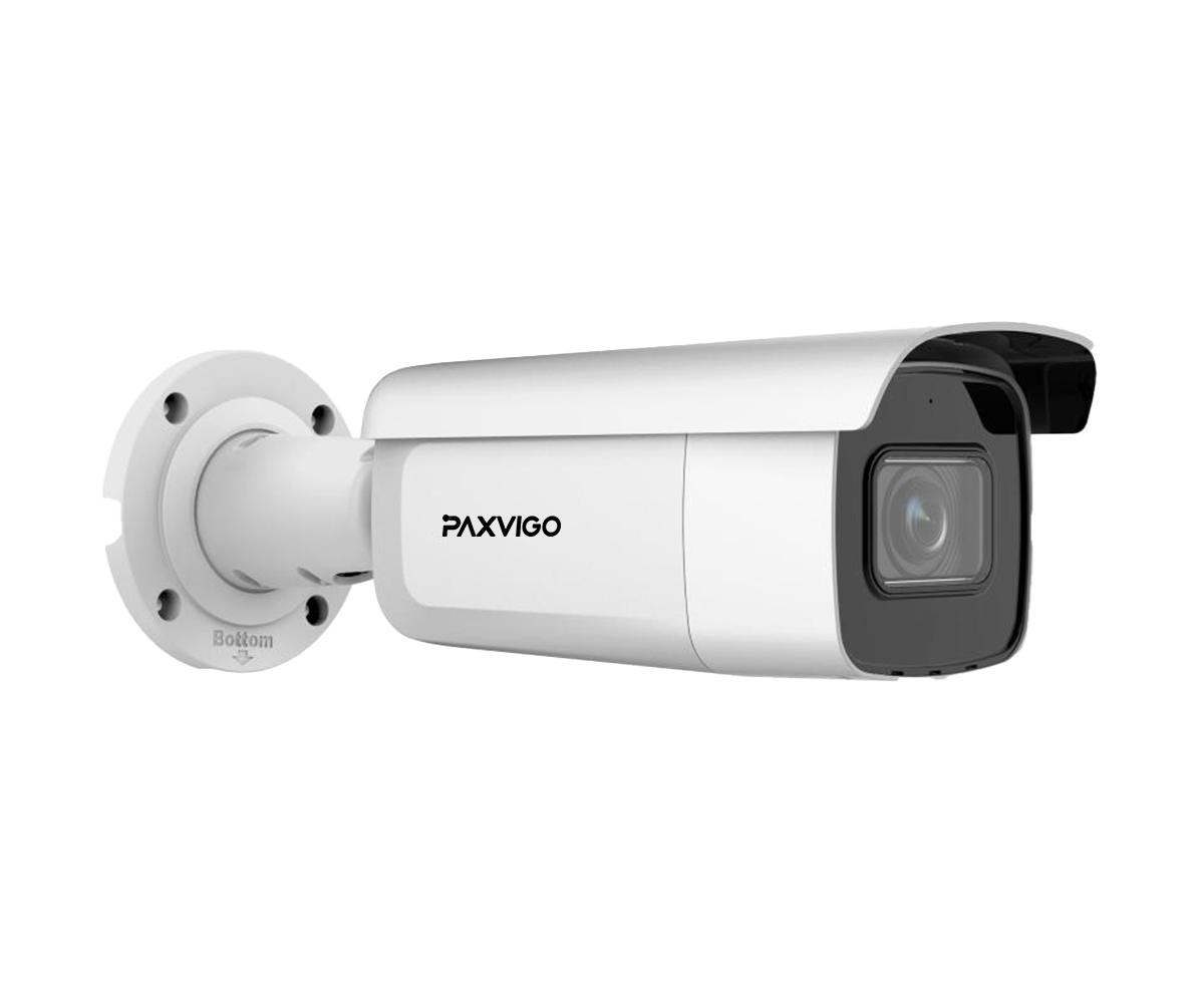 EZ814 - 4K Outdoor PoE Bullet Camera, 4X Optical Zoom, 130 ft Starlight Night Vision, Smart Human & Vehicle Detection, IK10 Vandal-Resistant, IP67 Weatherproof