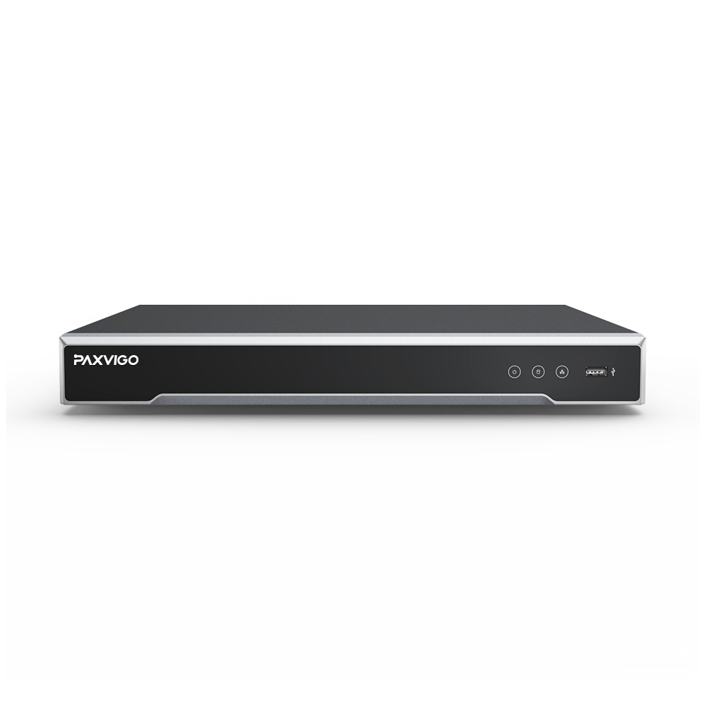 NP808 | High-End 8K 8-Channel PoE NVR, supports up to 32 MP resolution, 8CH Live View & Playback, 2x SATA, and up to 16 TB capacity for each HDD